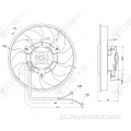 Ventilador CA do carro, resfriamento de ar para A6 / 100 / CABRIOLET